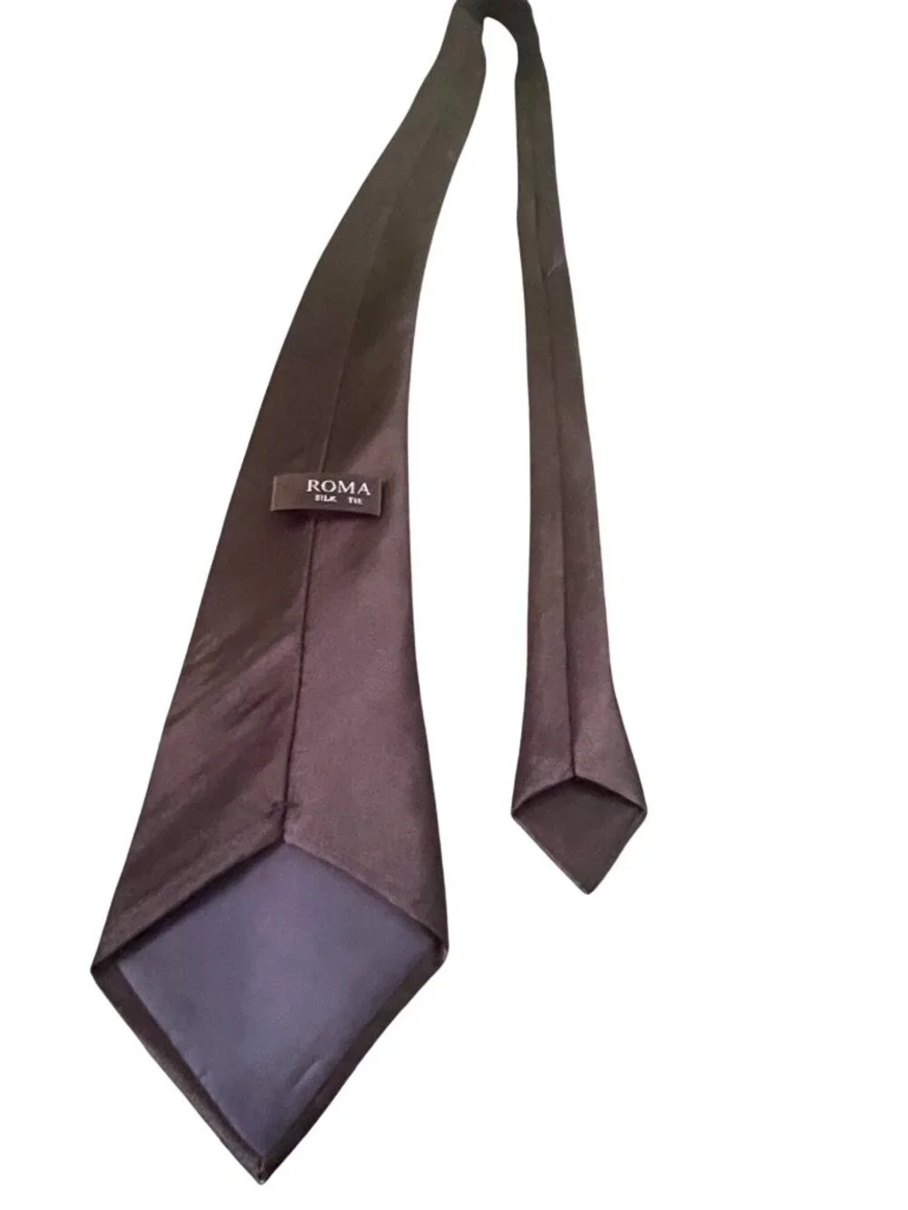 Lot of 4 Silk Neck Tie Set Roma & Gold City Solid Blue & Ivory & Red & Black
